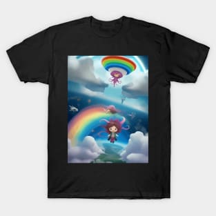 Squids Flight of Fantasy T-Shirt